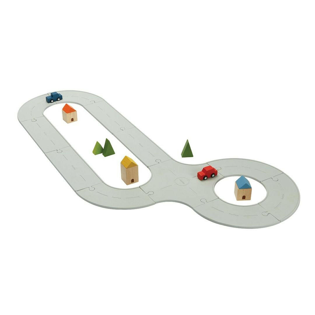 Rubber Road & Rail Set - Medium  PlanToys   