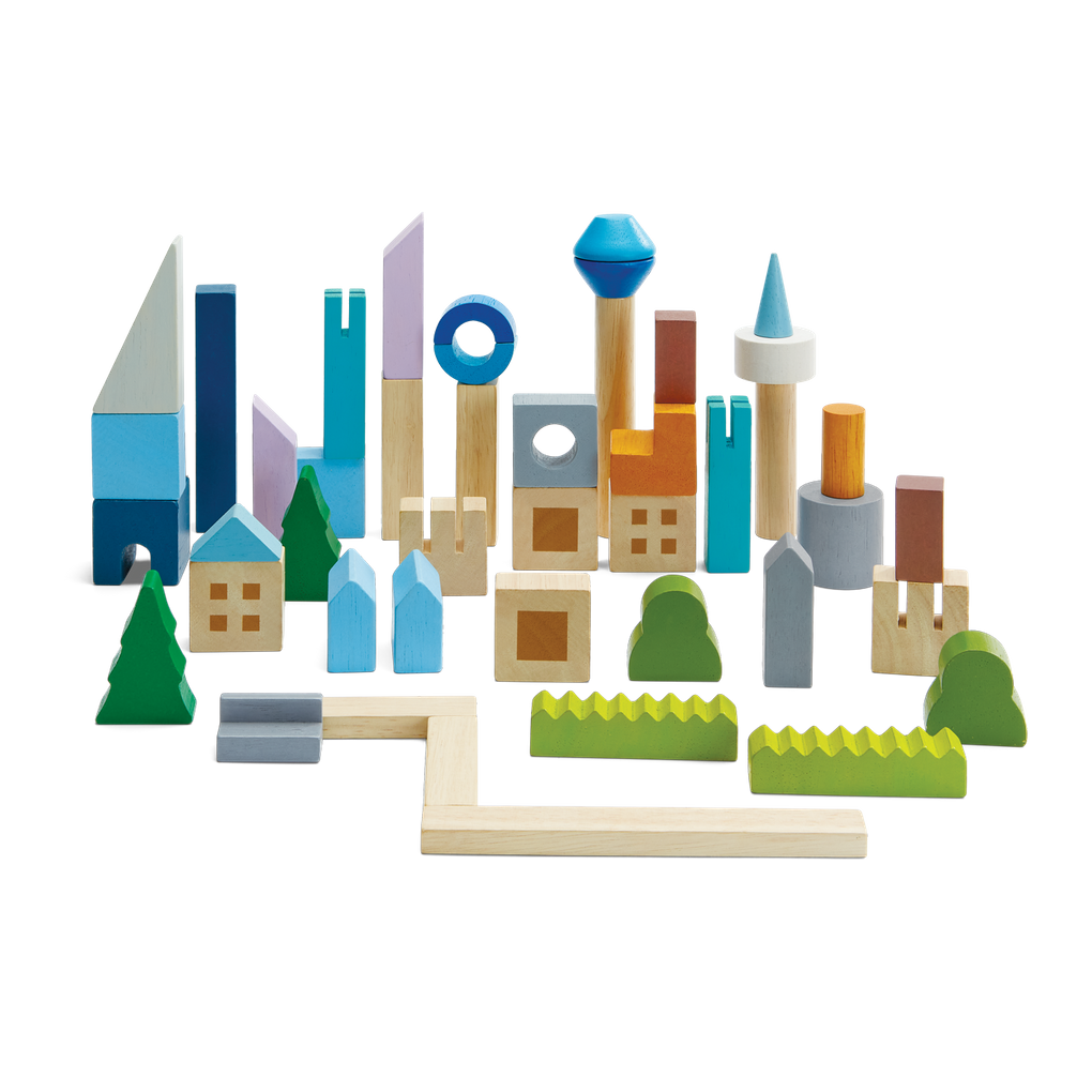 Urban City Blocks  PlanToys   