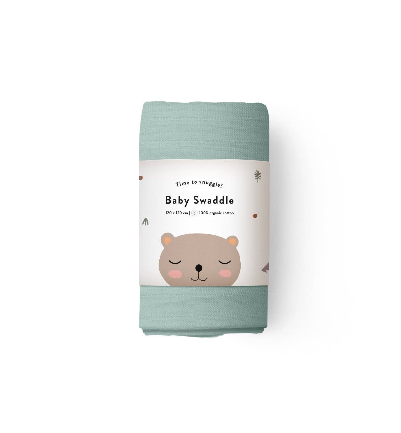 Organic Baby Swaddle Maxi — Sage Swaddle Little Otja   