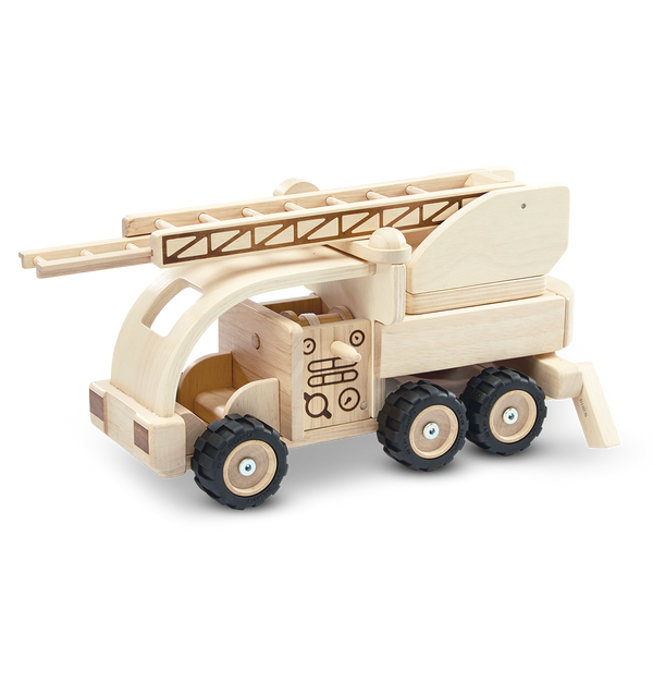 Plan Toys Fire Truck | Wooden Toy
