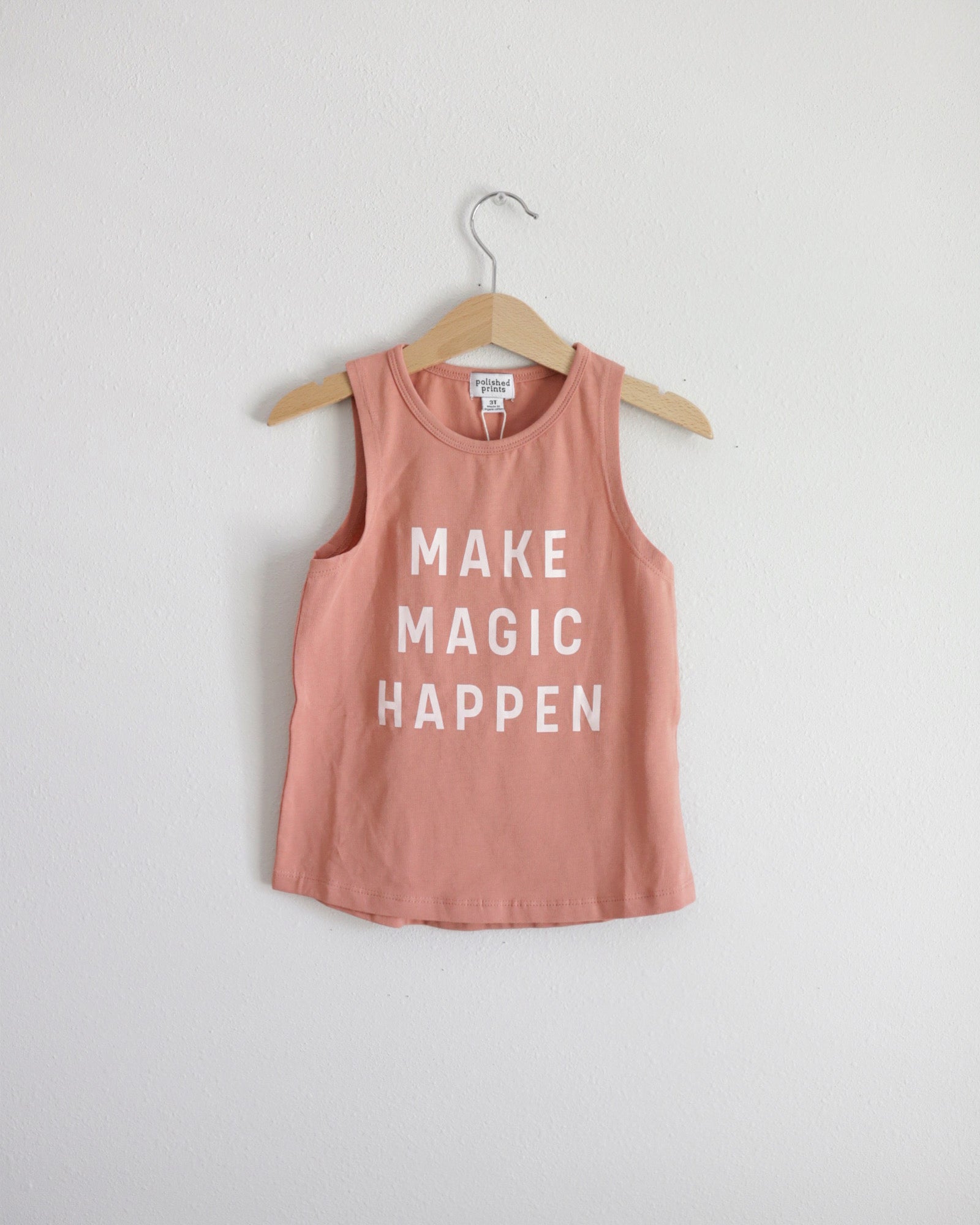 Make Magic Happen Kid's Everyday Tank Top  Polished Prints   