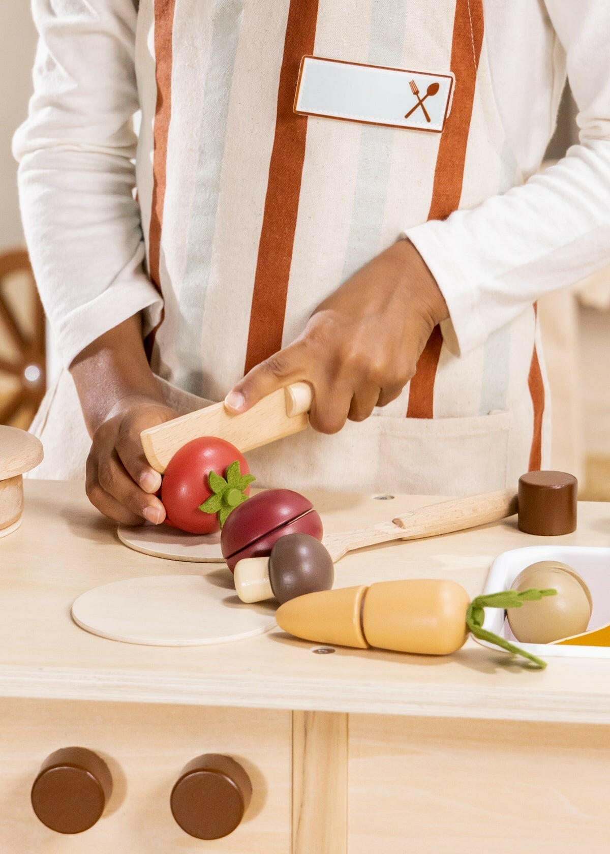Wooden Vegetables Playset Play Food Coco Village   