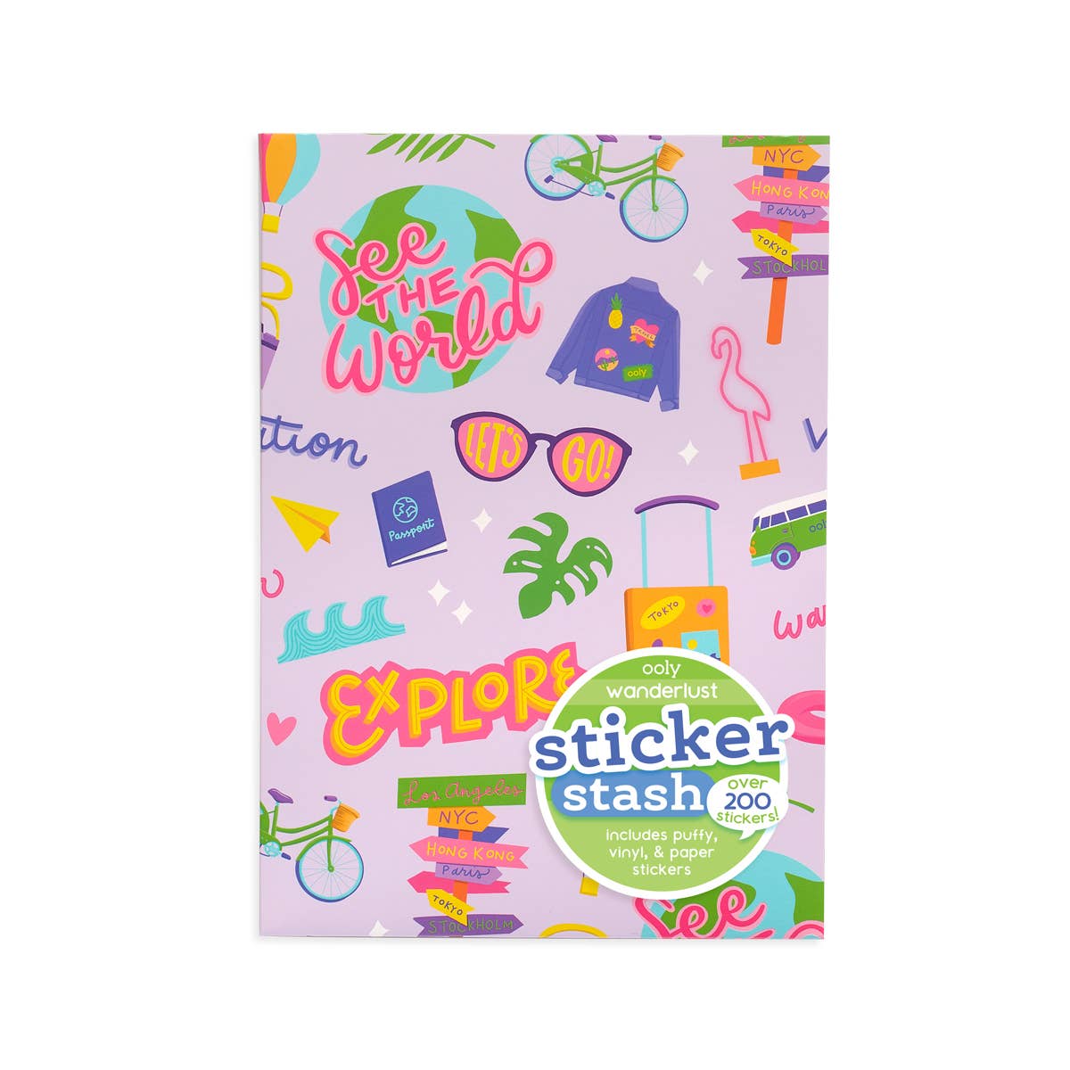 Sticker Stash - Wanderlust Decorative Stickers OOLY - Art & School Supplies   