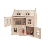 Wooden Dollhouse | Victorian Style Dollhouse Eco-Friendly Wood All-Natural