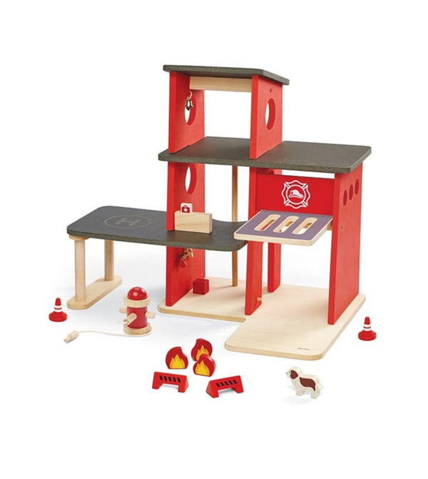 Plan Toys Fire Station | Wooden
