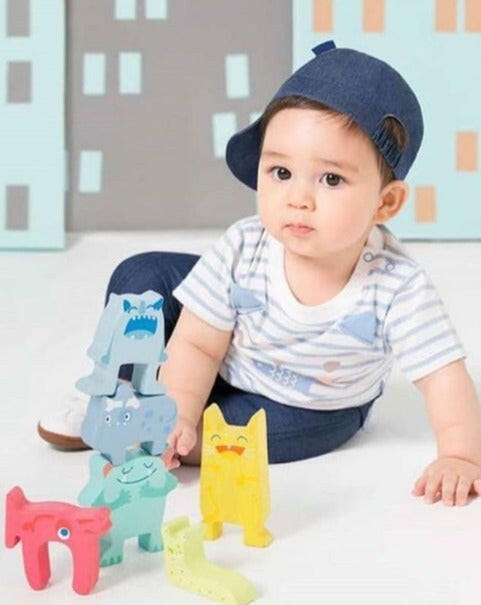 Monster Stacker Wooden Toys Tender Leaf   
