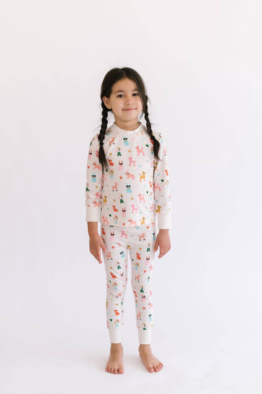 2 Piece Pajama Set in Puppy Love  Ollie Jay   