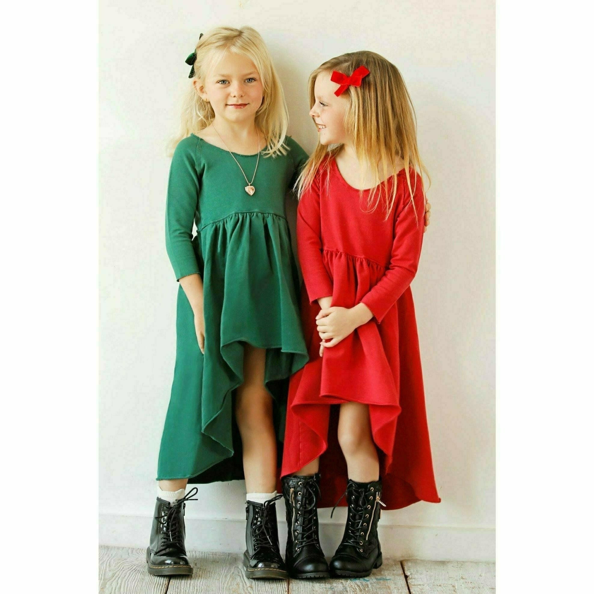 Organic Giselle Dress Long Sleeve Red Dresses Be Mi Los Angeles   