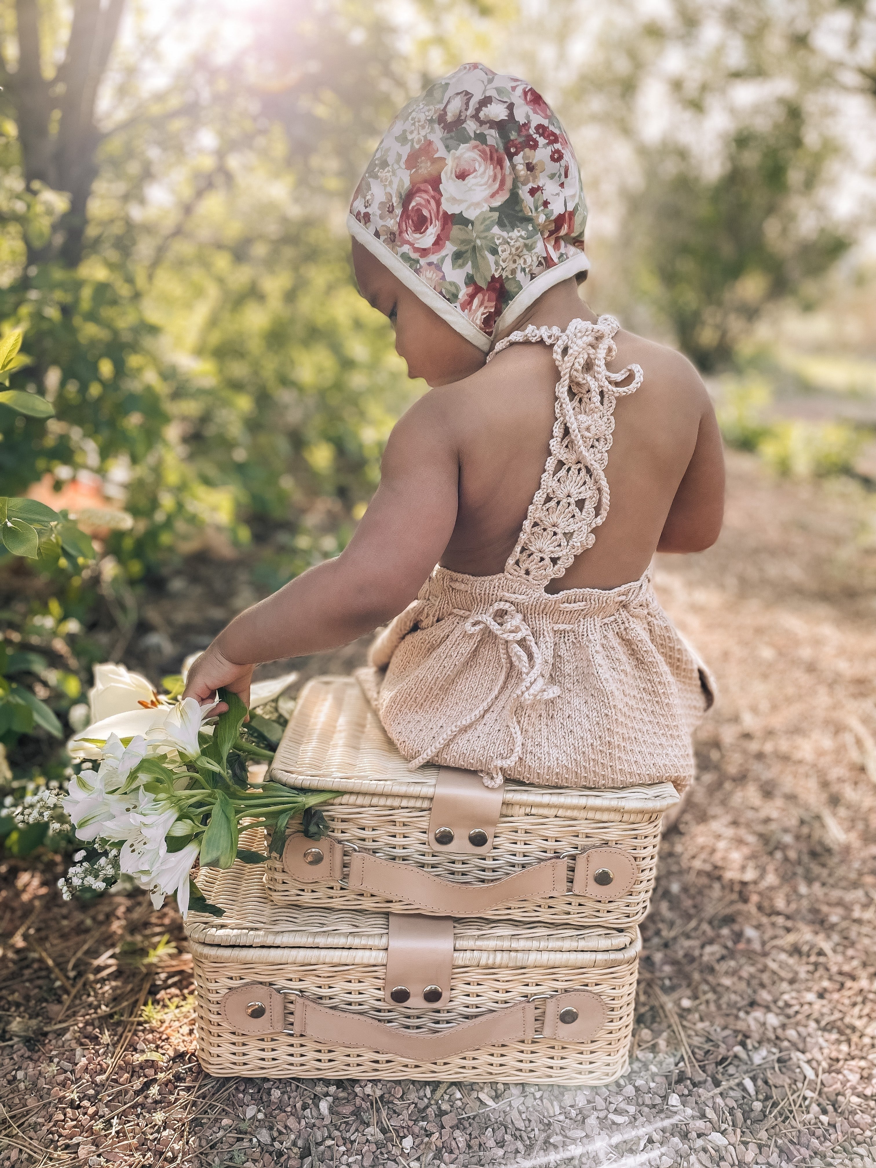 Wicker Suitcases Organization Ellie & Becks Co.   