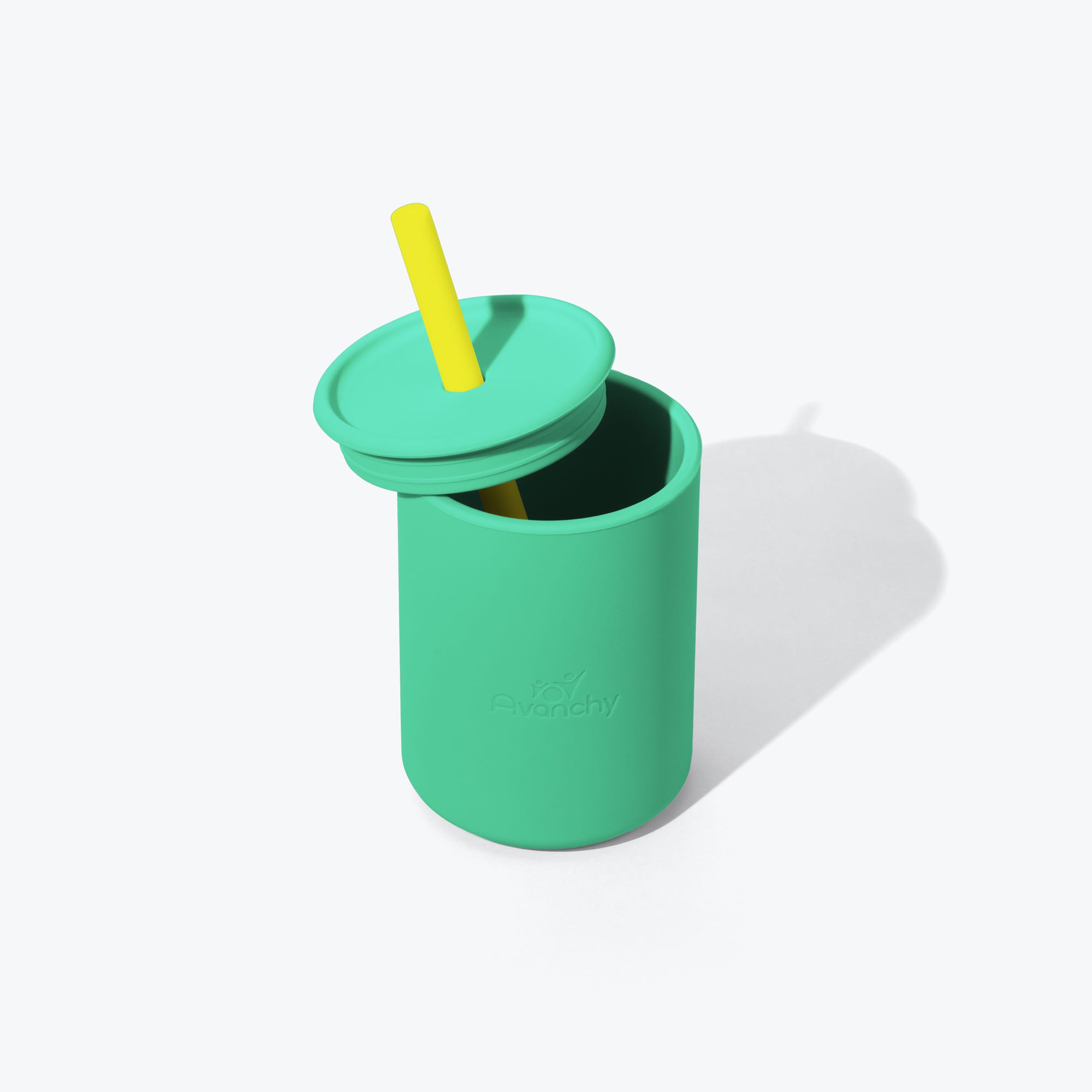 8 oz. Avanchy La Petite Medium Silicone Sippy Cup Sippy Cups Avanchy Sustainable Baby Dishware 8 oz. Cup Green 