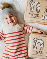 Nest Diapers Sustainable Plant Based Baby Diapers Size 3