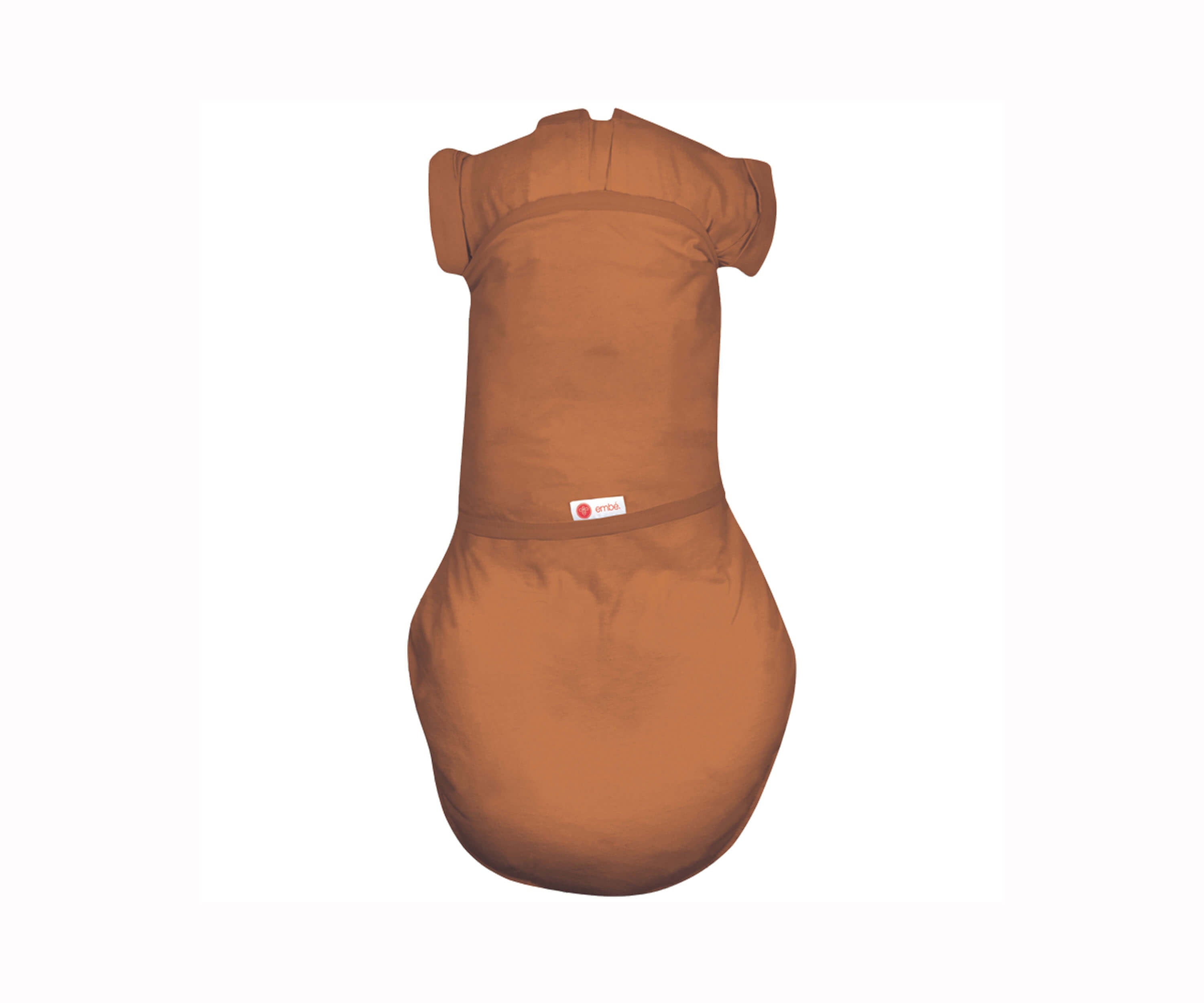 Transitional Swaddle Wrap (3-6mo) 100% Cotton Jersey embé® Rust Med-Large (12-18lbs) E-Commerce