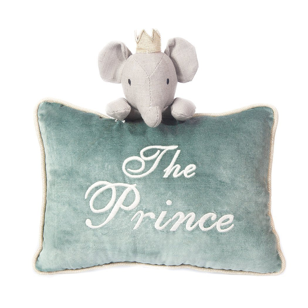 The Prince' Accent Pillow 'Elroy The Elephant' Room Decor MON AMI   