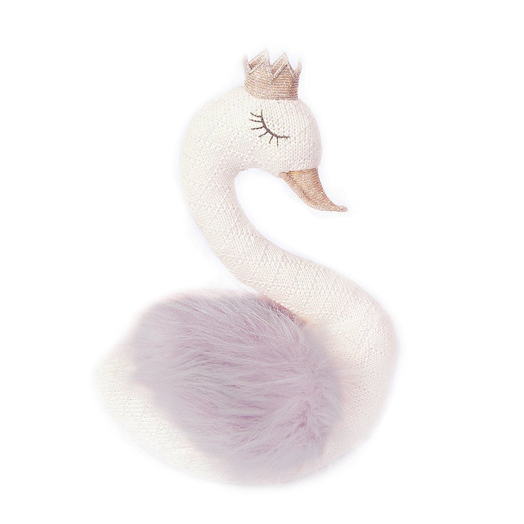 'Sofi' Princess Swan Knit Stuffed Animal Stuffed Toy MON AMI   