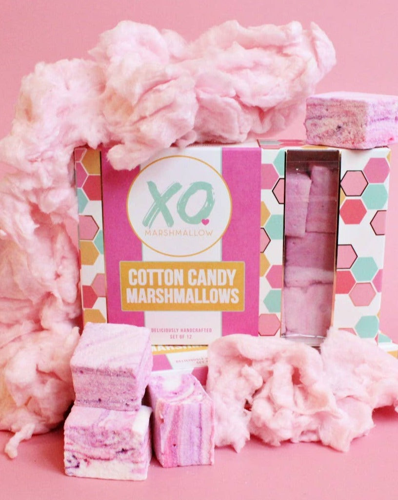 Cotton Candy Marshmallows Valentines XO Marshmallow   