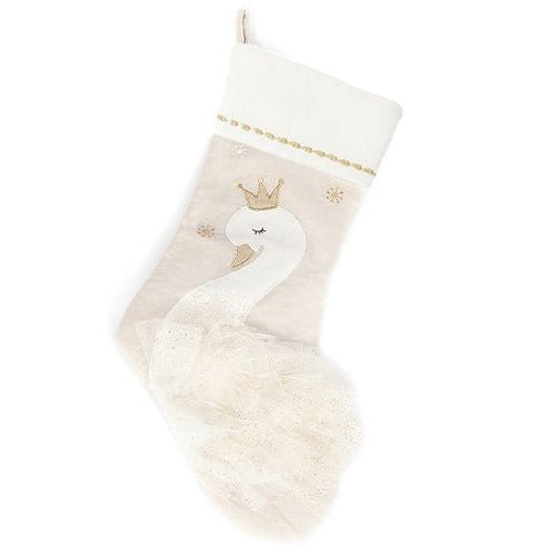 Swan Princess Christmas Stocking Stocking MON AMI   