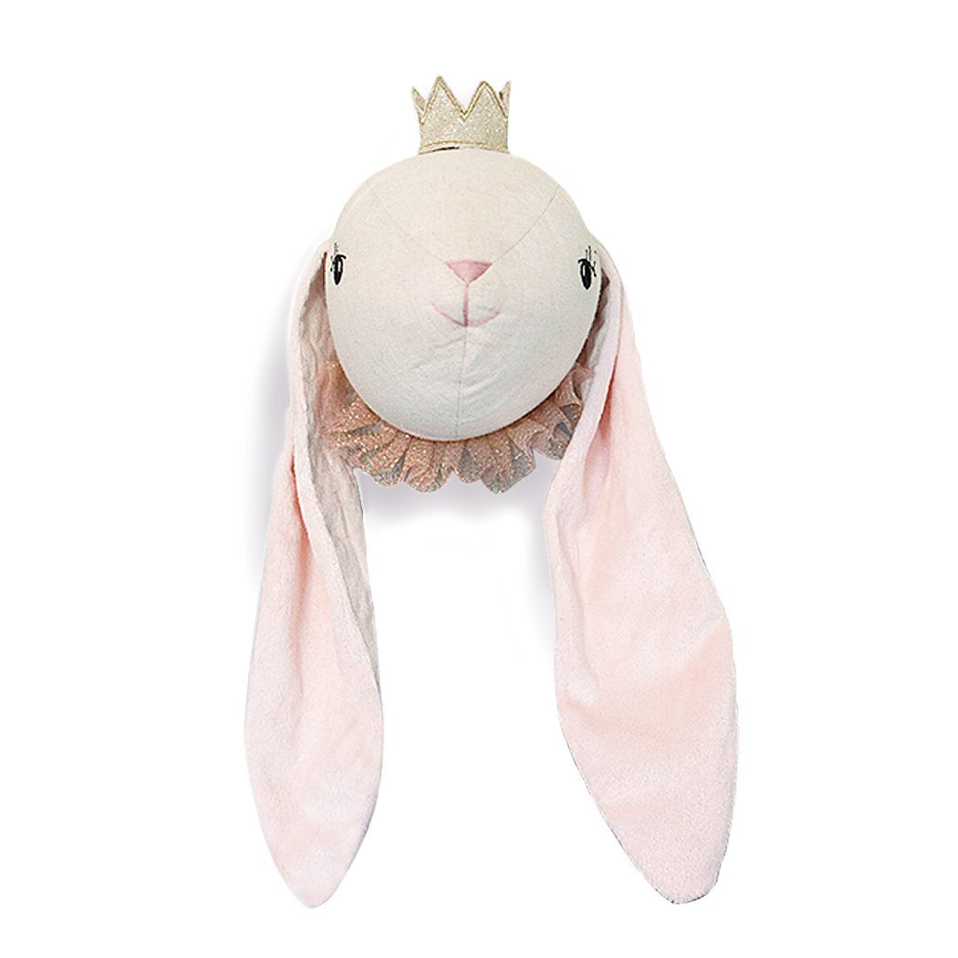 Princess Bunny Wall Mount Stuffed Toy MON AMI   