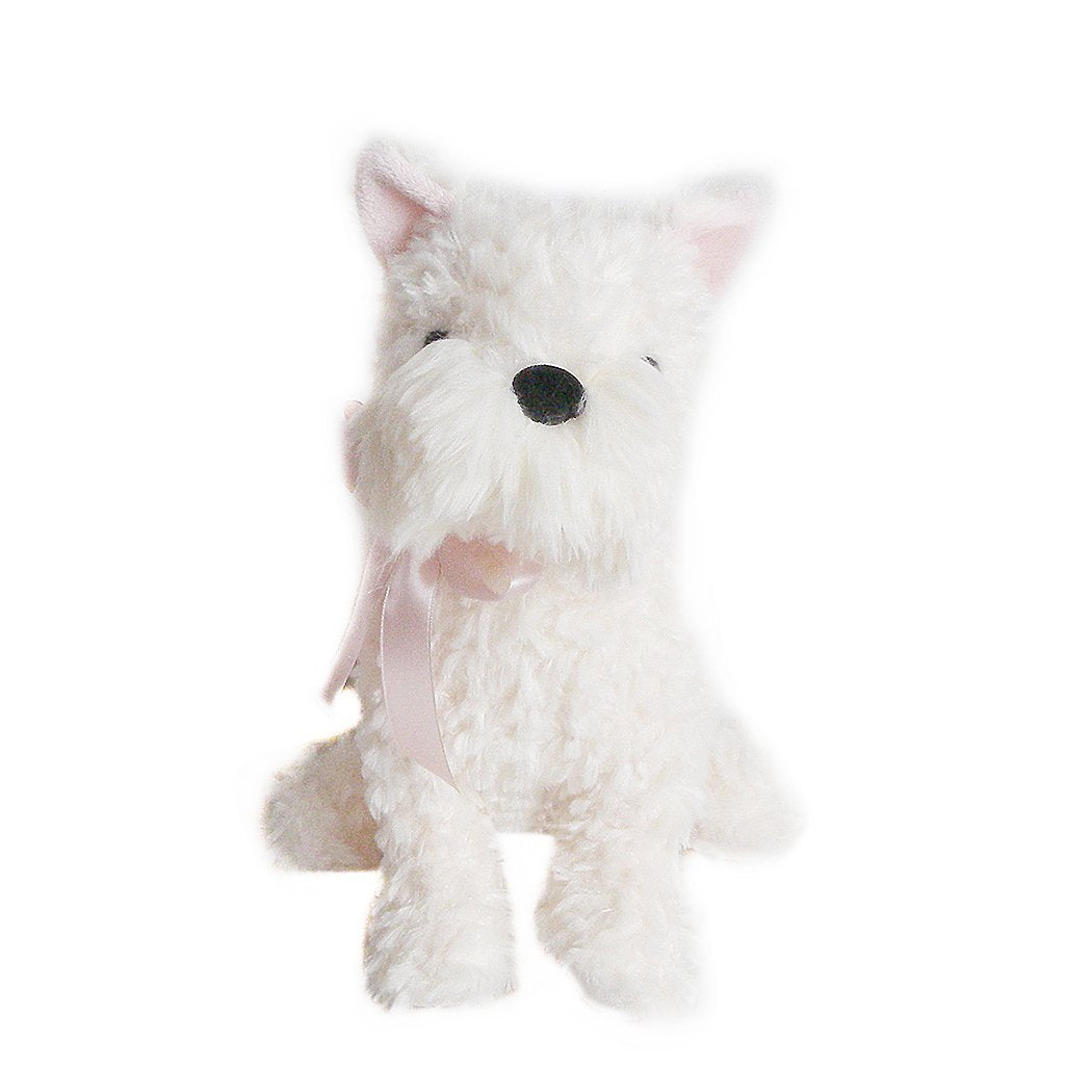 'Wes' Cream Westie Dog Plush Toy Stuffed Toy MON AMI   