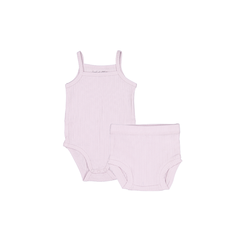 Onesie + Bloomer  Lovely Littles 3m Lilac 