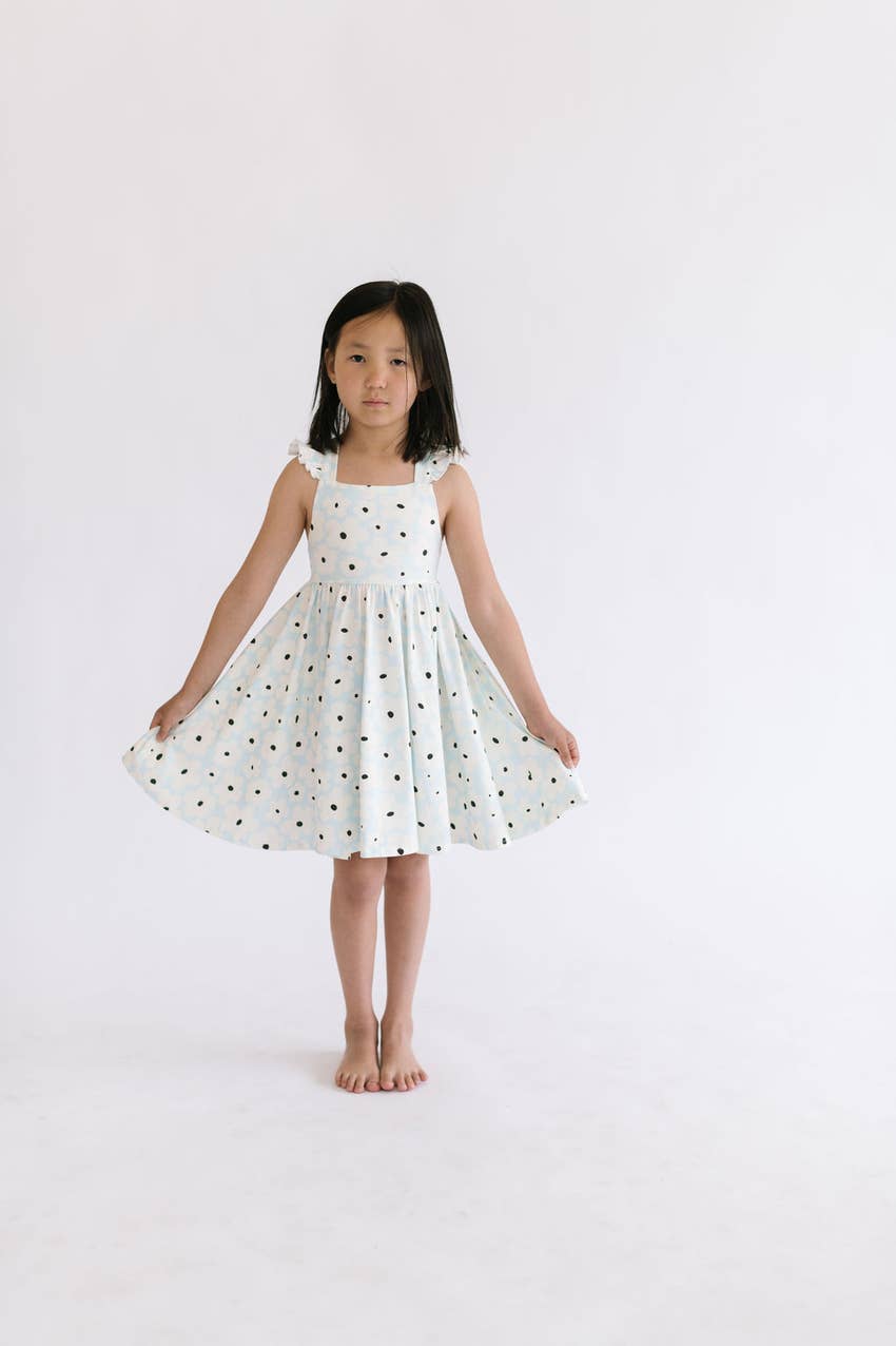 Rosita Dress in Big Blooms  Ollie Jay   