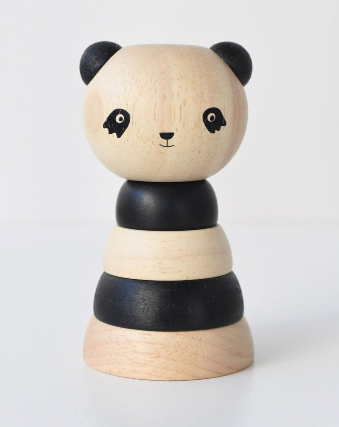 Wood Stacker - Panda Baby Toys Wee Gallery   