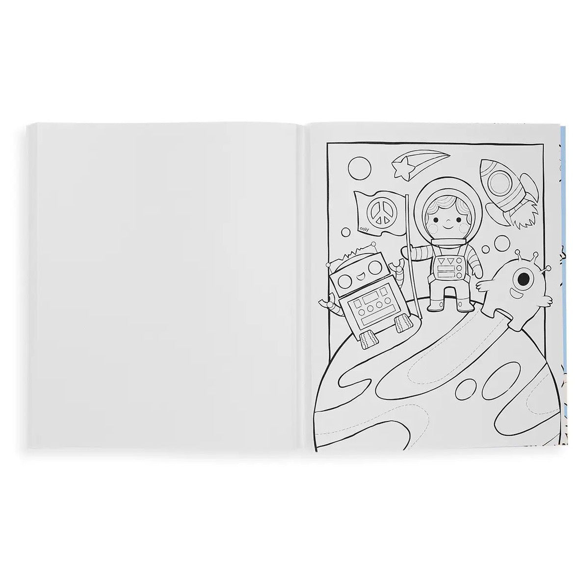 Color-in Book - Outer Space Explorers Art Supplies OOLY - Art & School Supplies   