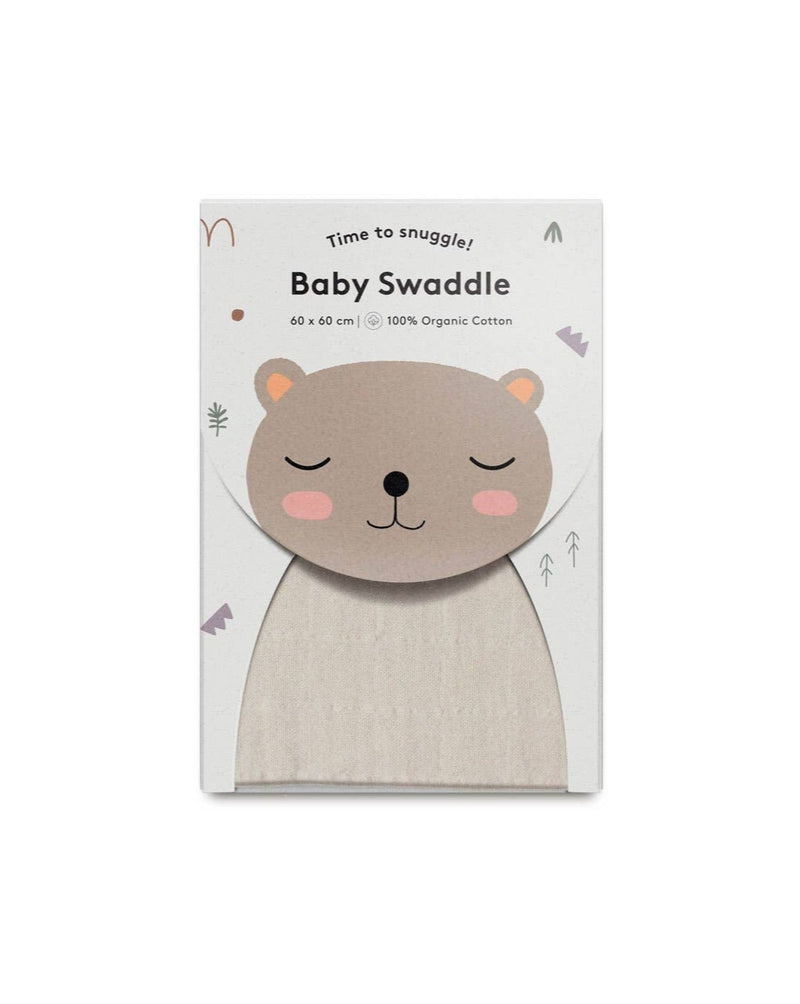 Organic Baby Swaddle Mini — Oat