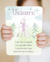Slumberkins Unicorn Kin Affirmation Card Board Book Authenticity Bundle