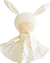 Alimrose -  Belle Bunny Girl Doll - Gold Spot