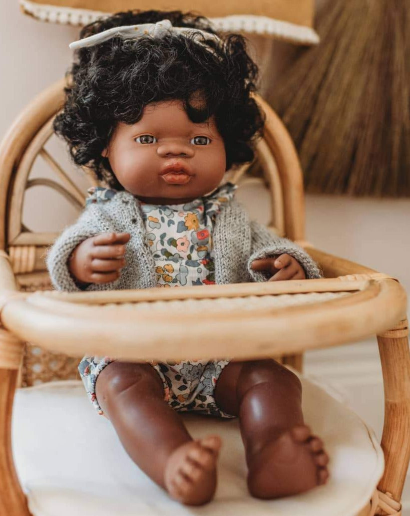 Baby Girl Doll - African American Dolls Miniland   