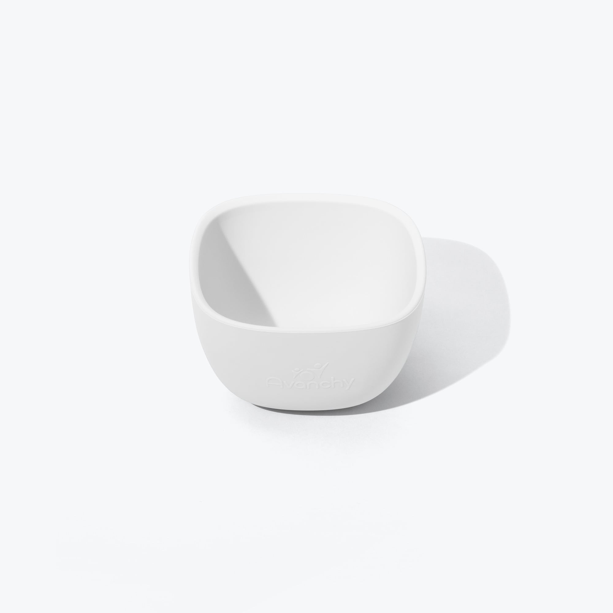 Avanchy La Petite Silicone Mini Bowl Infant Feeding Avanchy Sustainable Baby Dishware Petite Bowl White 