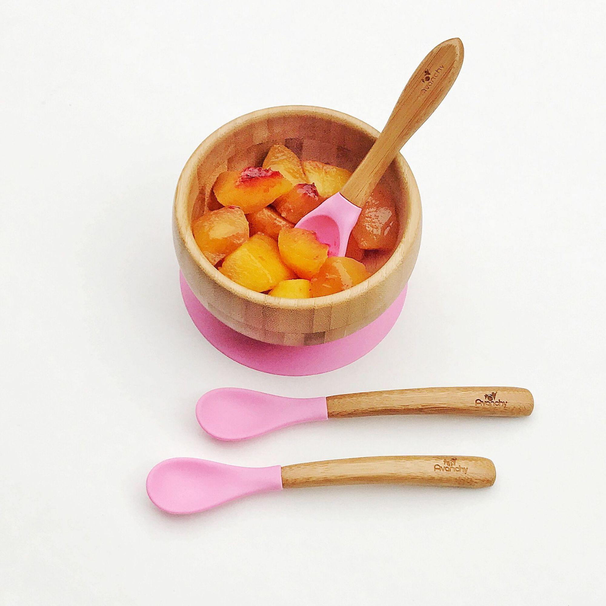 Avanchy Single Bamboo Infant Spoon (Younger Babies) Toddler Feeding Avanchy Sustainable Baby Dishware   