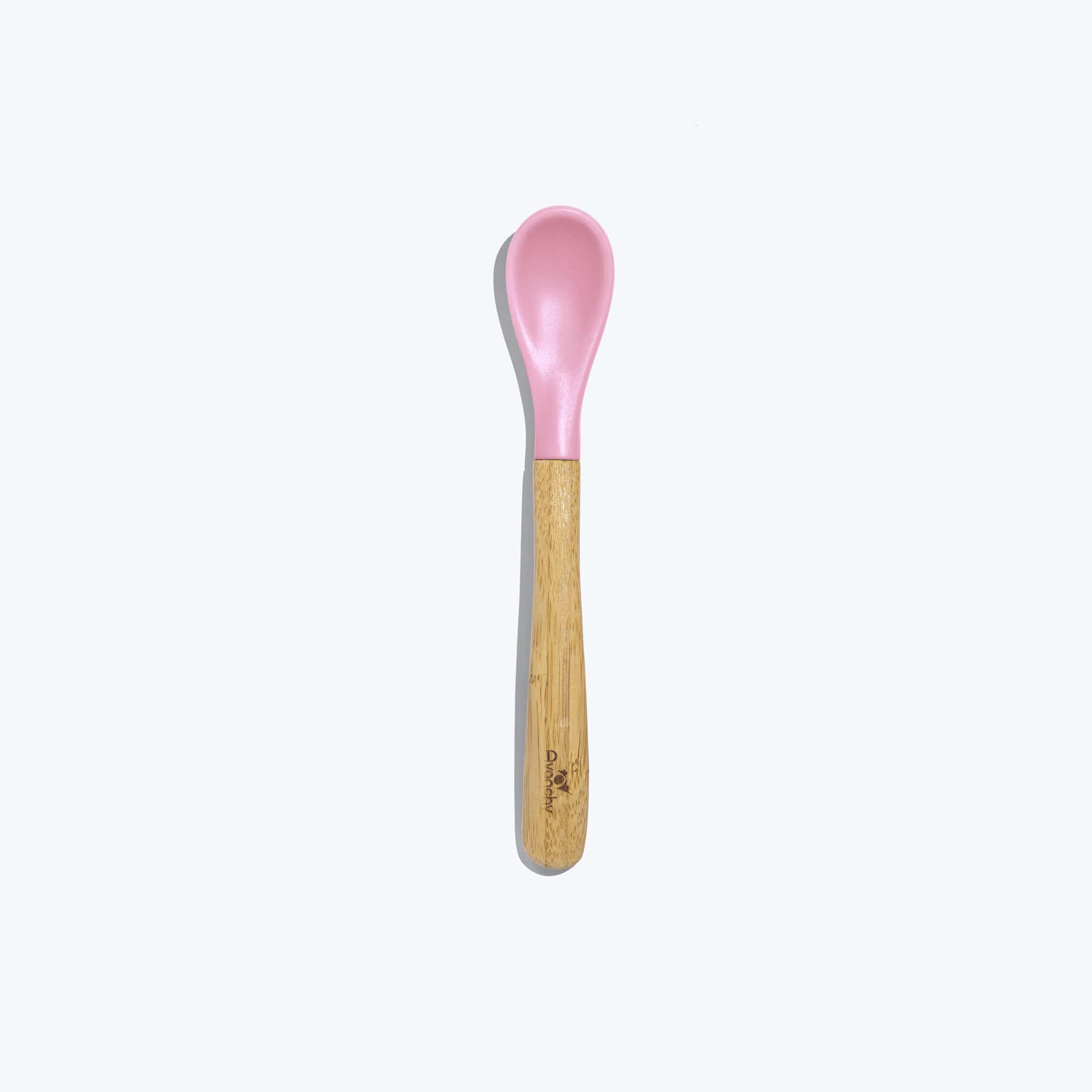 Avanchy Single Bamboo Infant Spoon (Younger Babies) Toddler Feeding Avanchy Sustainable Baby Dishware Pink  