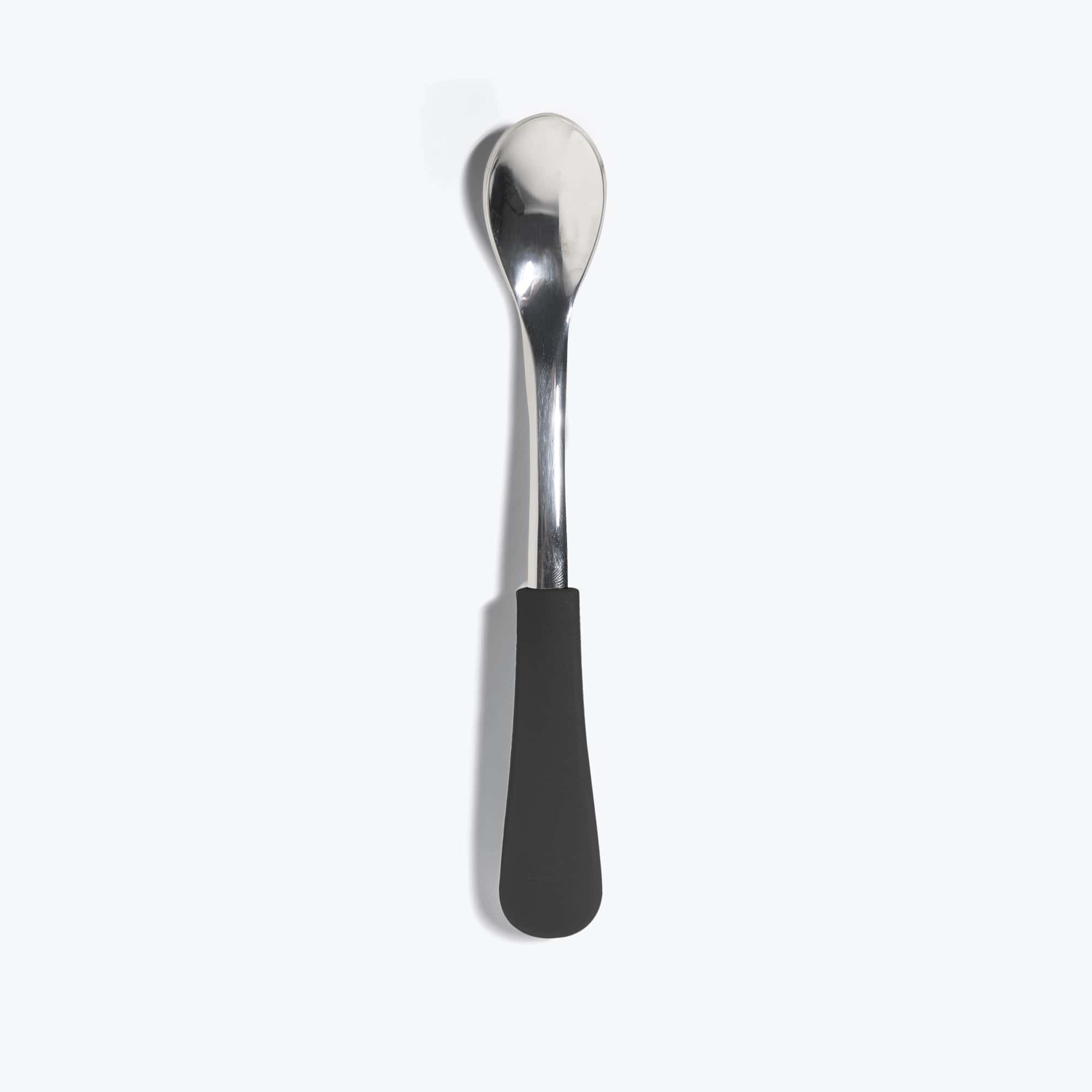 Avanchy Stainless Steel Infant Spoon Single (Younger Babies) Baby Feeding Avanchy Sustainable Baby Dishware Black  