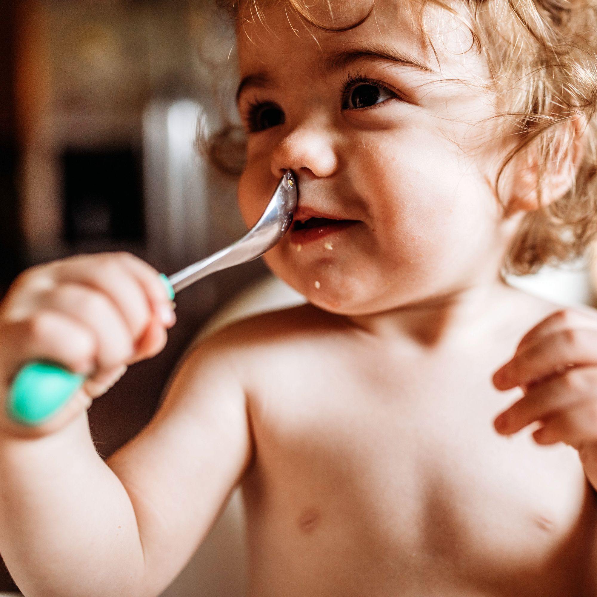 Avanchy Stainless Steel Infant Spoons 2 Pack. (Younger Babies) Baby Feeding Avanchy Sustainable Baby Dishware   