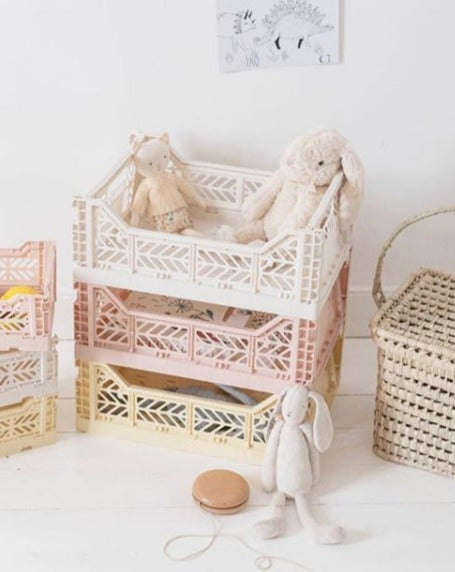 Folding Crate - Coconut Milk Toy Storage Aykasa   