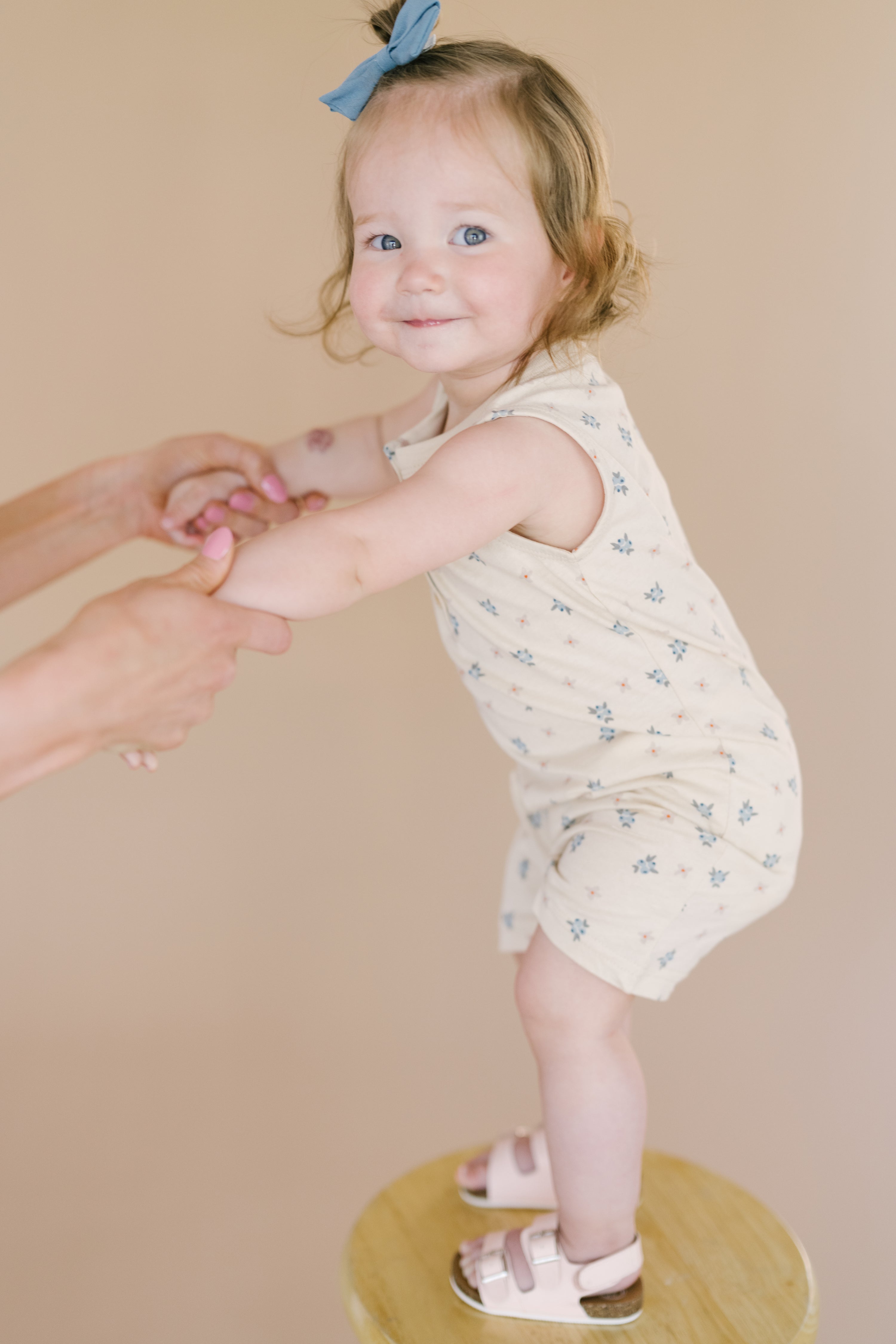 Berry Cute Henley Shorty Romper  Polished Prints   