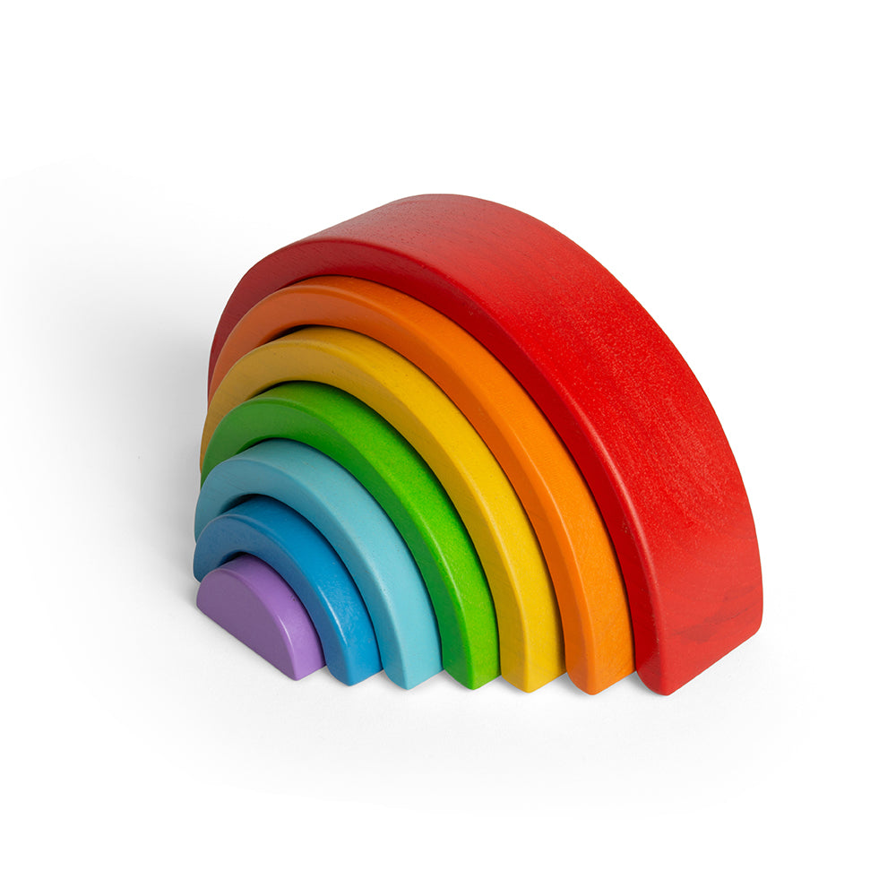 Wooden Stacking Rainbow - Small by Bigjigs Toys US  Bigjigs Toys US   