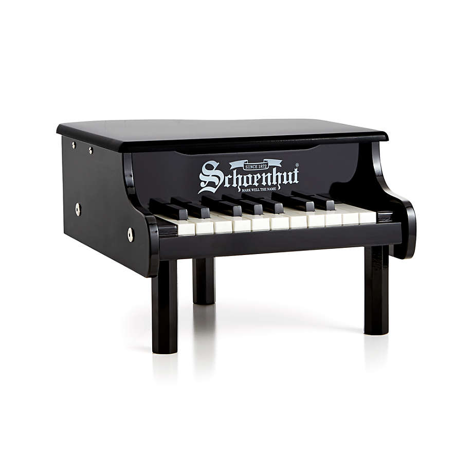 Mini Grand Piano 18-Key Black Musical Toys Schoenhut   