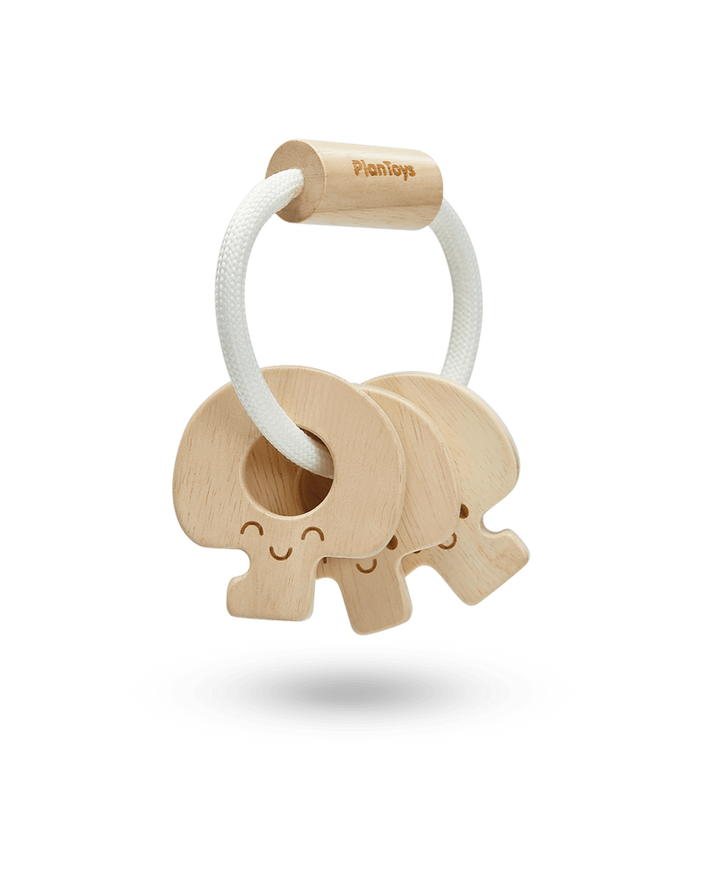 Baby Key Rattle Natural PlanToys