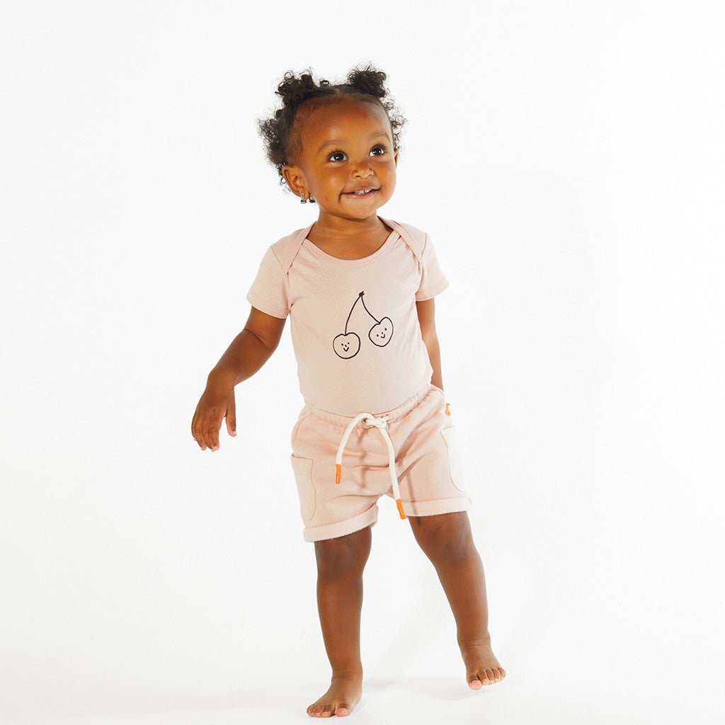 Cherry Baby Bodysuit onesies Mon Coeur   