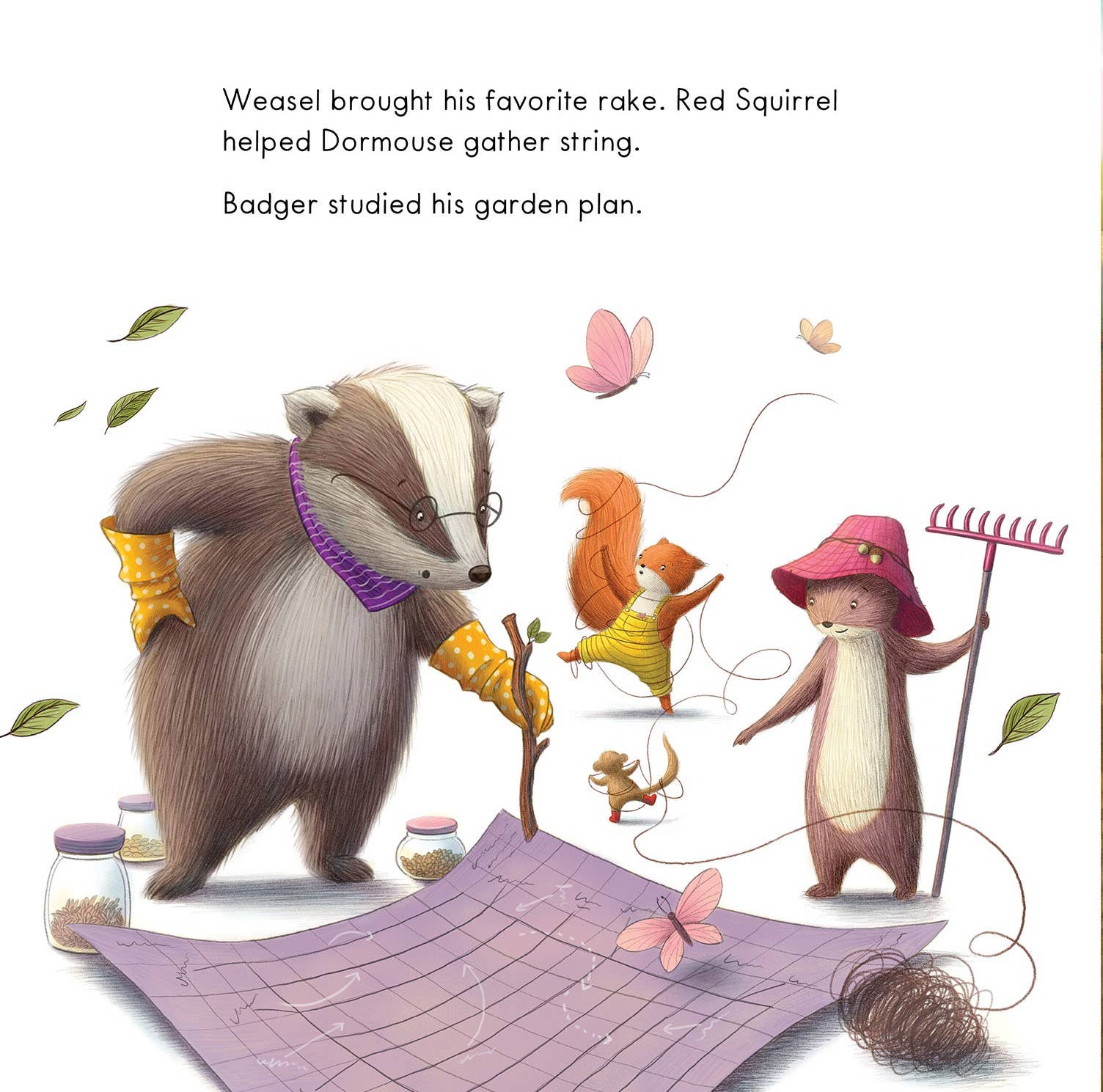 Badger's Perfect Garden Children's Book Sleeping Bear Press   