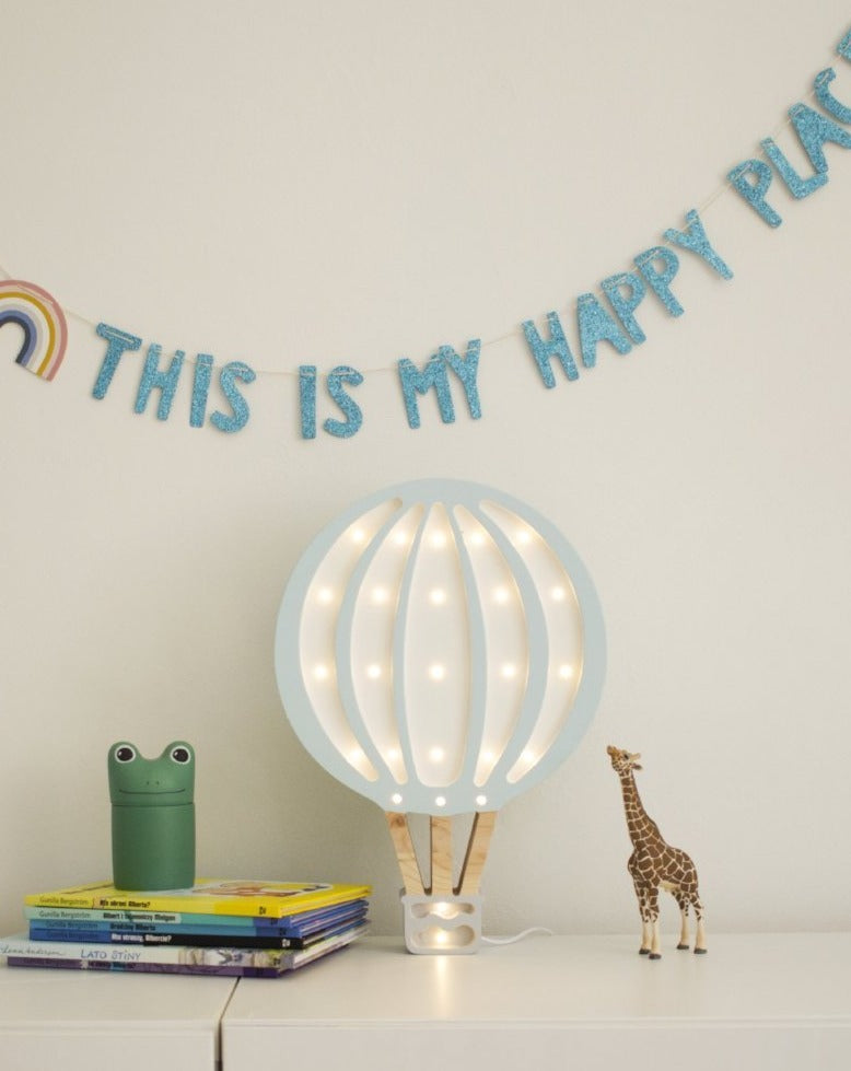 Hot Air Balloon Lamp Lighting Little Lights   