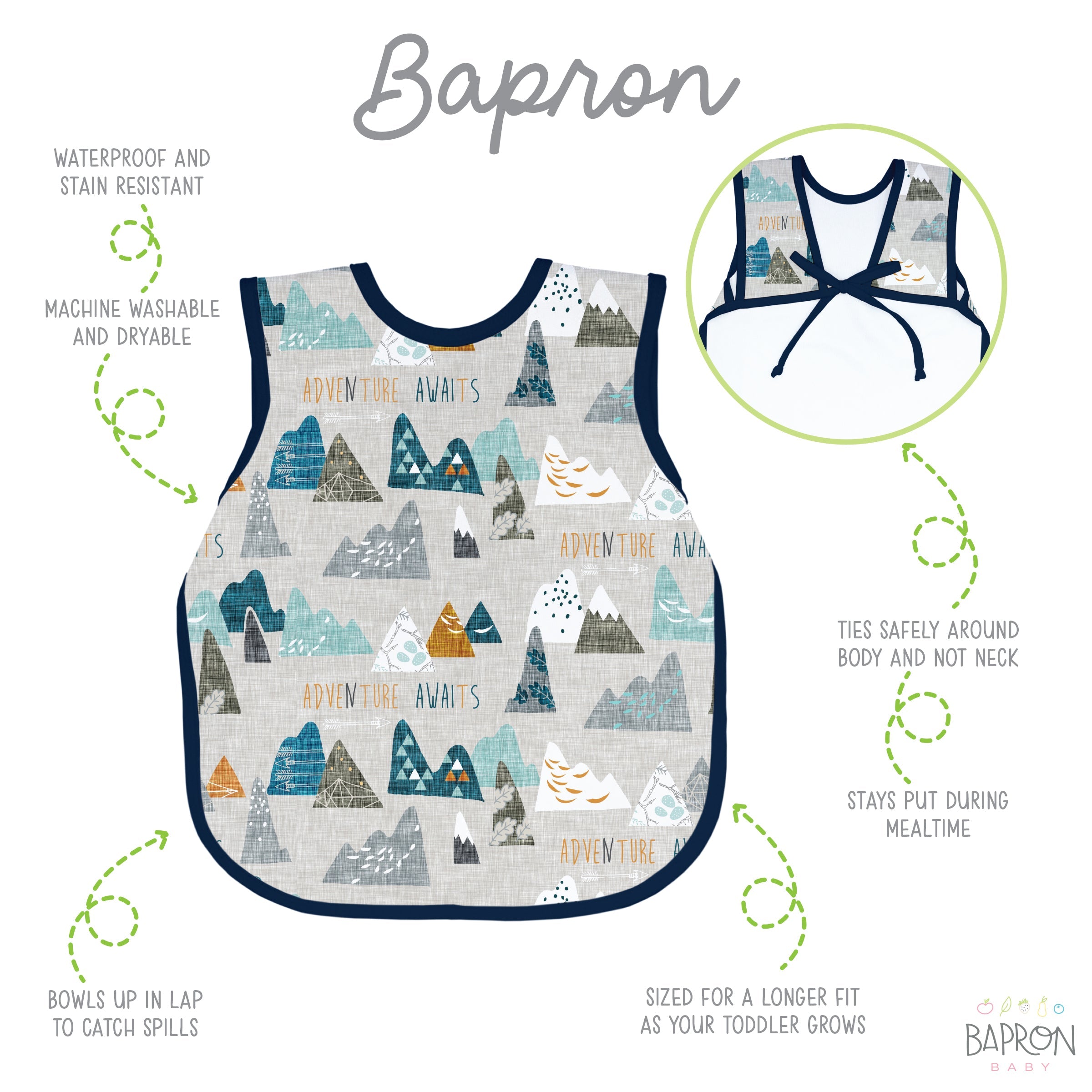 Adventure Awaits Bapron  BapronBaby   