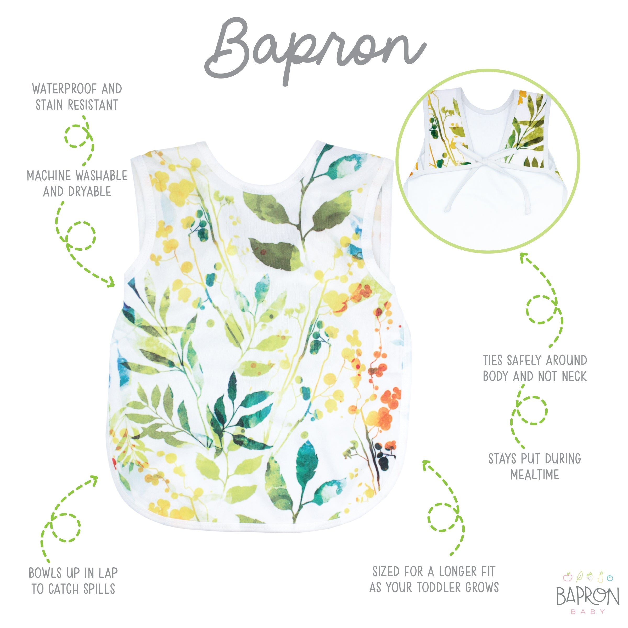 Autumn Leaves Bapron  BapronBaby   