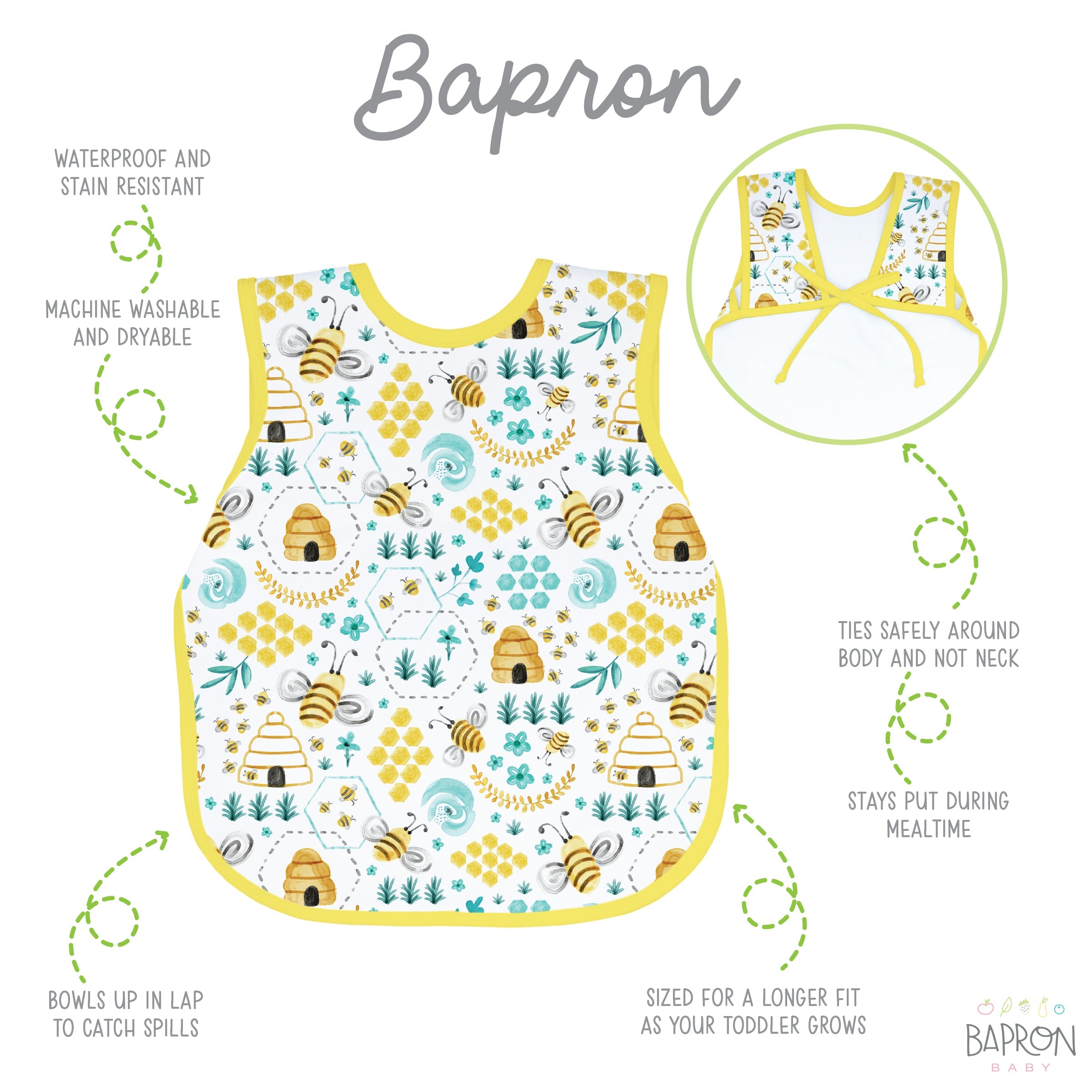 Busy Bees Bapron  BapronBaby   