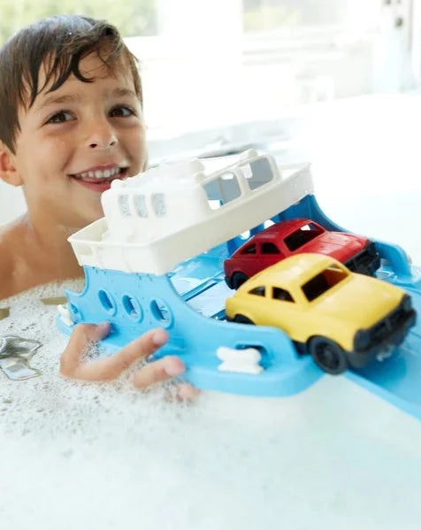 Green Toys Ferry Boat Blue White Bath Toy