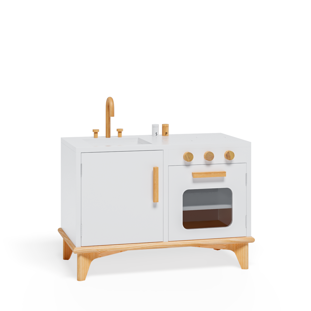 Wooden Toddler Play Kitchen  Be Mindful   