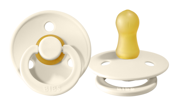 Bibs Pacifier 2 Pk - Ivory Pacifiers BIBS   