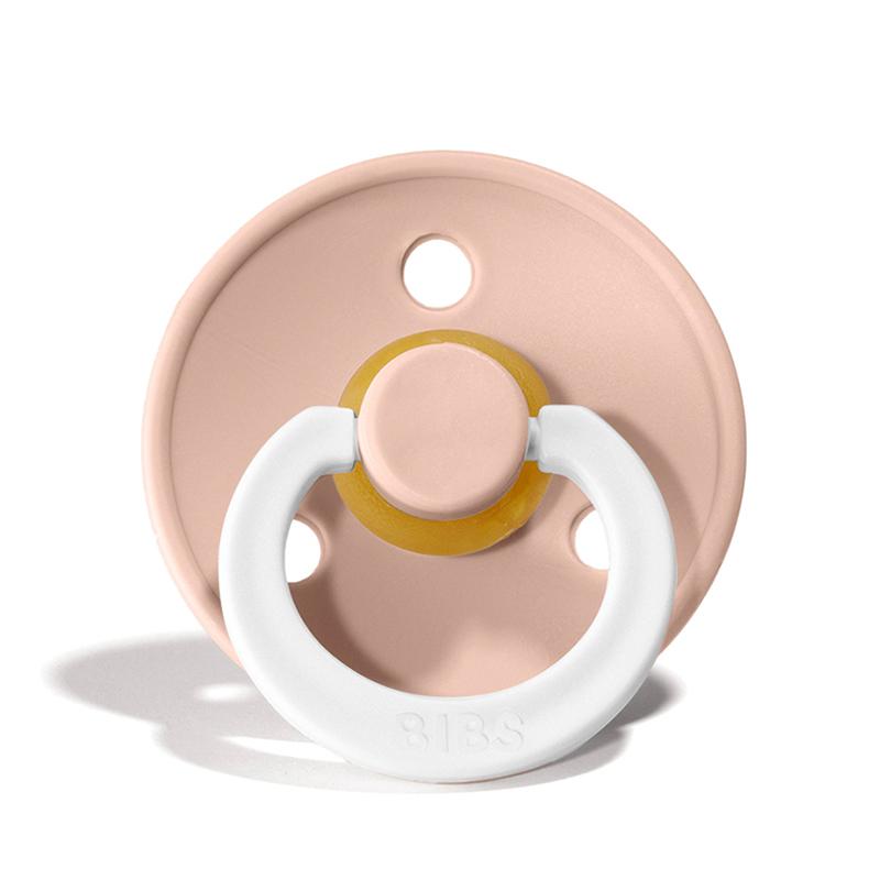 Bibs Pacifier 2 Pk - Blush Night Pacifiers BIBS   